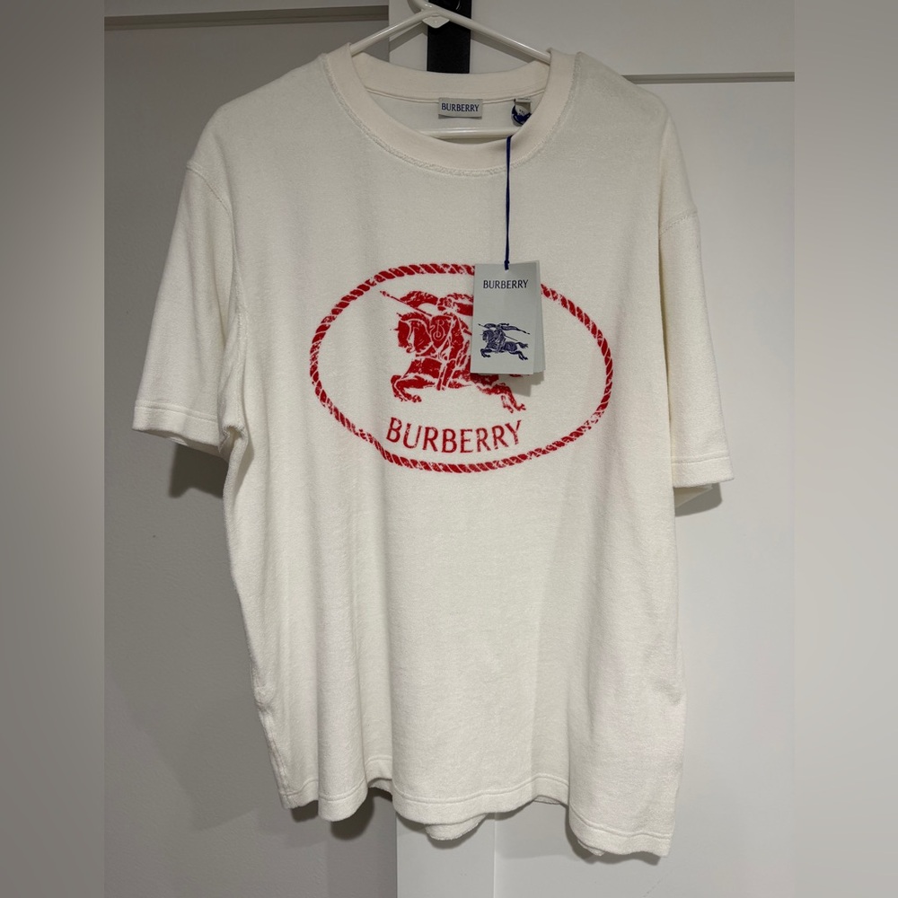 Burberry EKD Terry T-Shirt Chalk Size XXL
